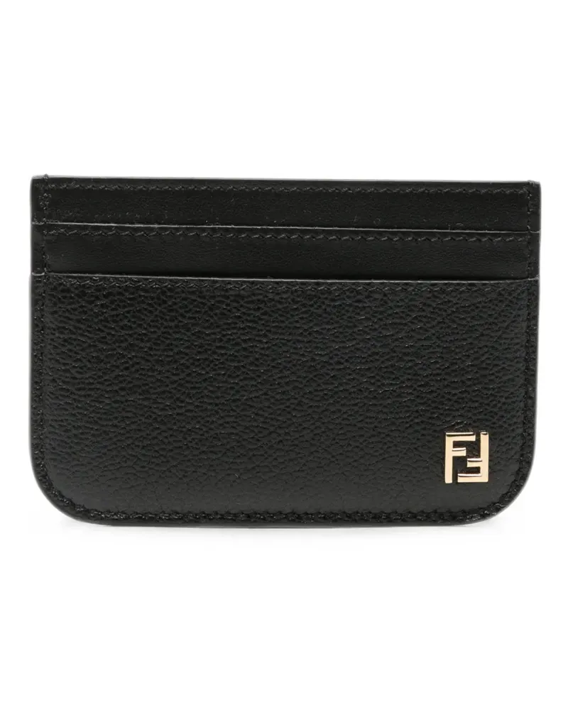 Fendi FF-plaque wallet - Schwarz Schwarz