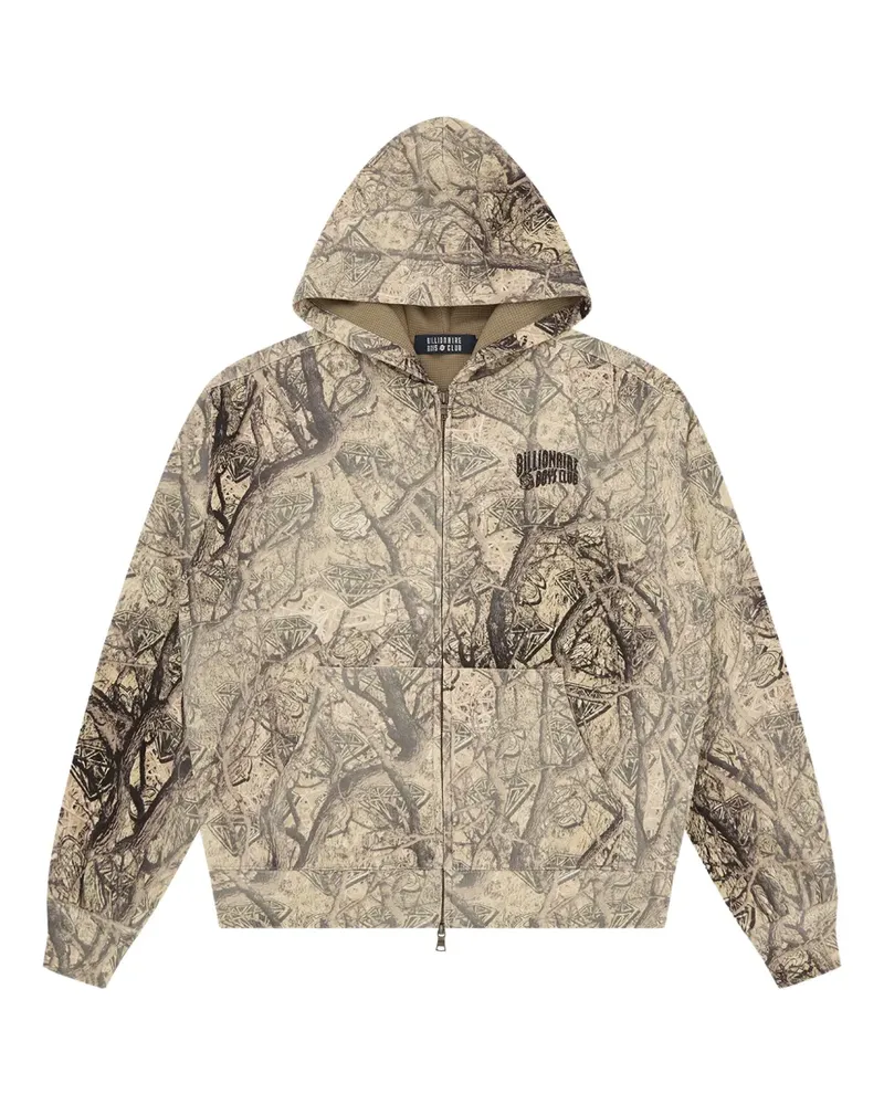 Billionaire Boys Club Hoodie mit Reißverschluss - Nude Nude