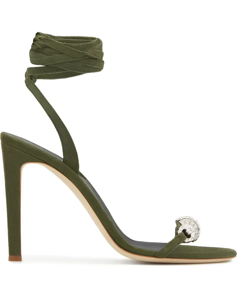 Giuseppe Zanotti Thais' Sandalen, 105mm - Grün Grün