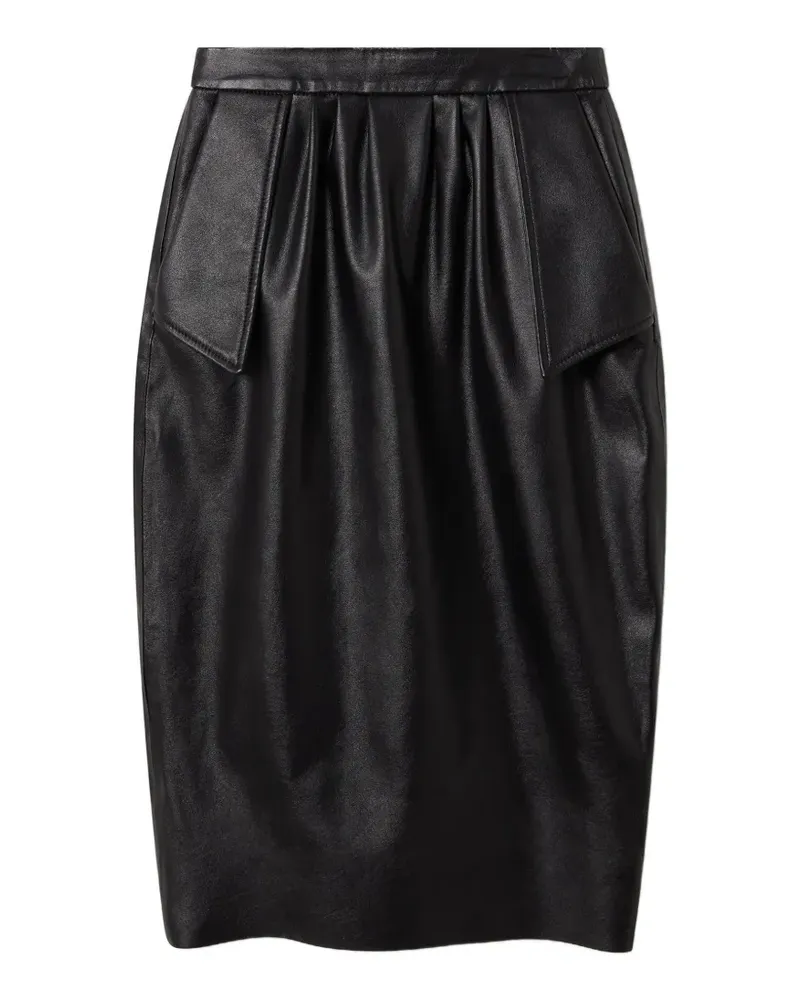Stella McCartney pleated-front pencil skirt - Schwarz Schwarz
