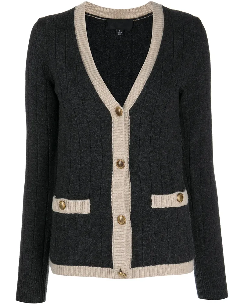 Nili Lotan Gerippter Cardigan - Nude Nude