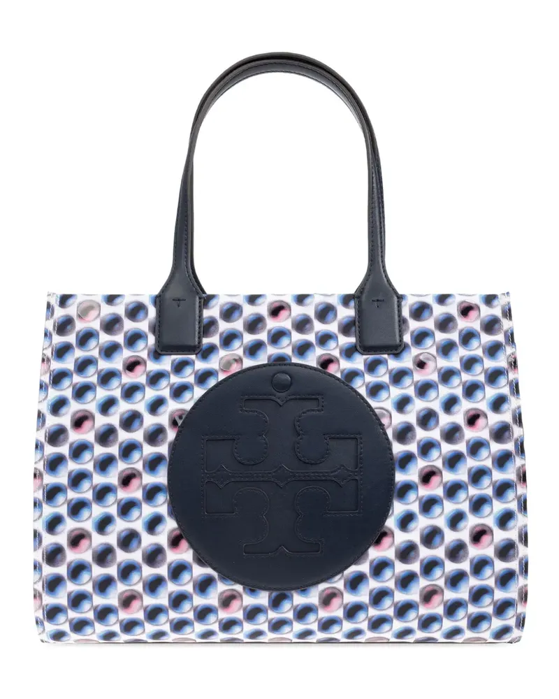 Tory Burch Schultertasche mit Logo-Prägung - Weiß Weiß