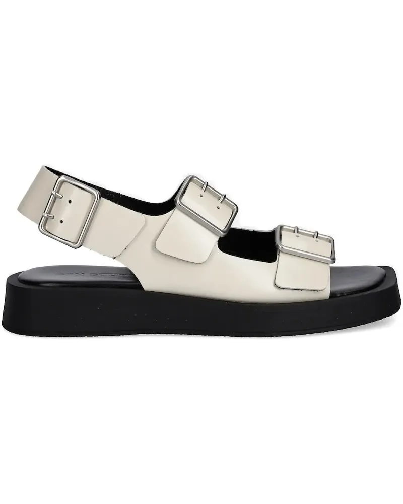 Copenhagen Sandalen mit Schnalle - Weiß Weiß