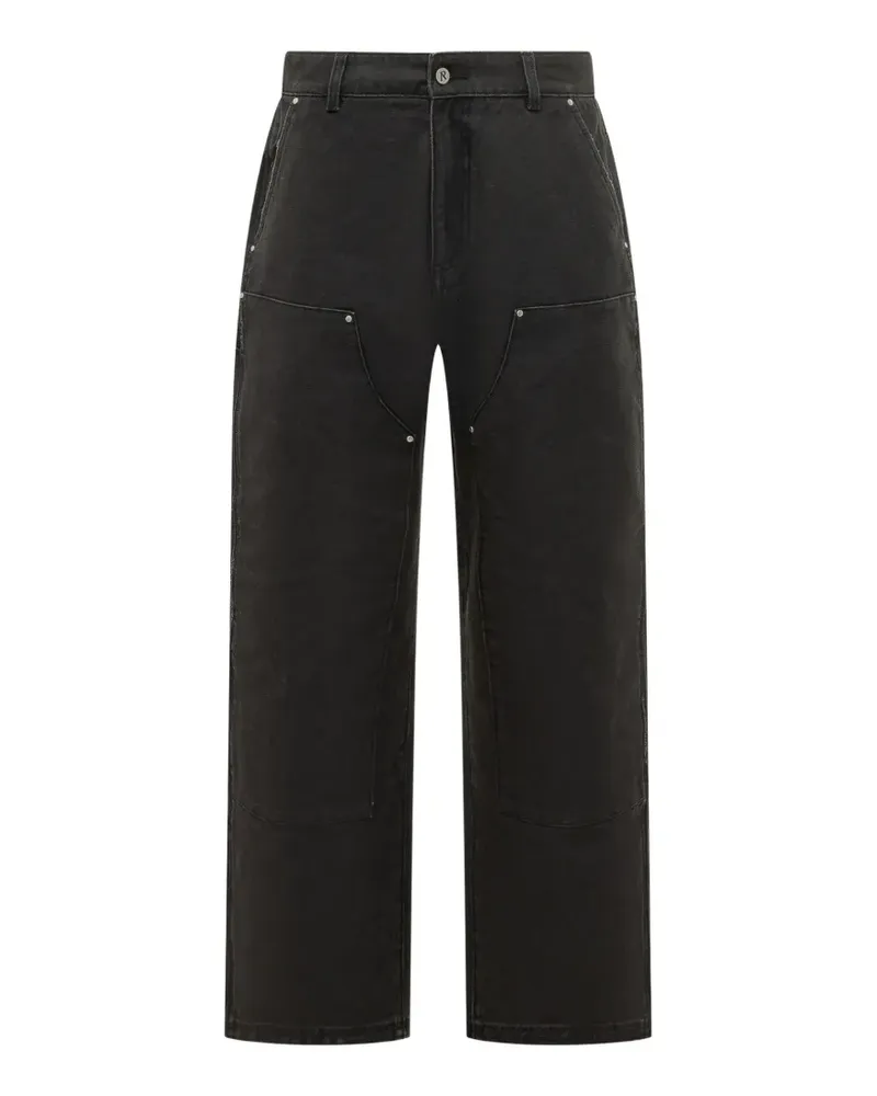 REPRESENT Heaton Workwear Hose mit klassischem Schnitt - Schwarz Schwarz