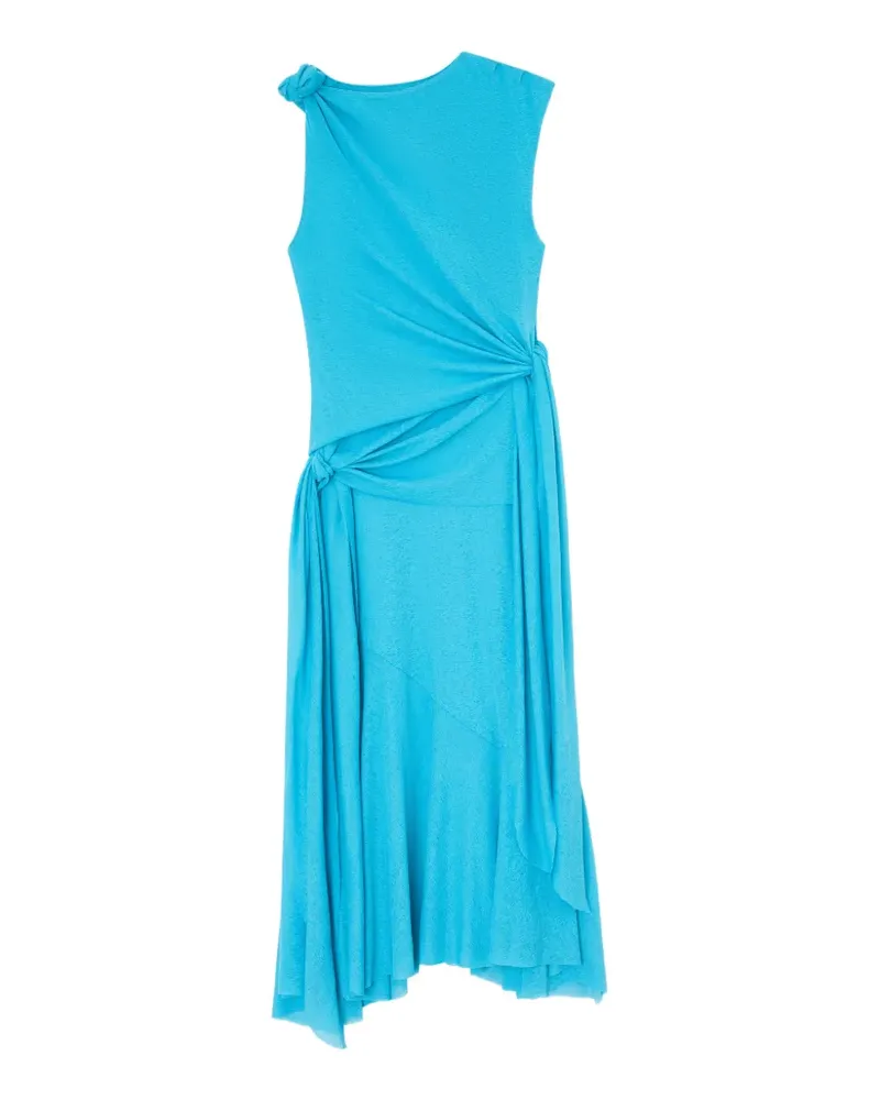 Ganni Ärmelloses Midikleid - Blau Blau