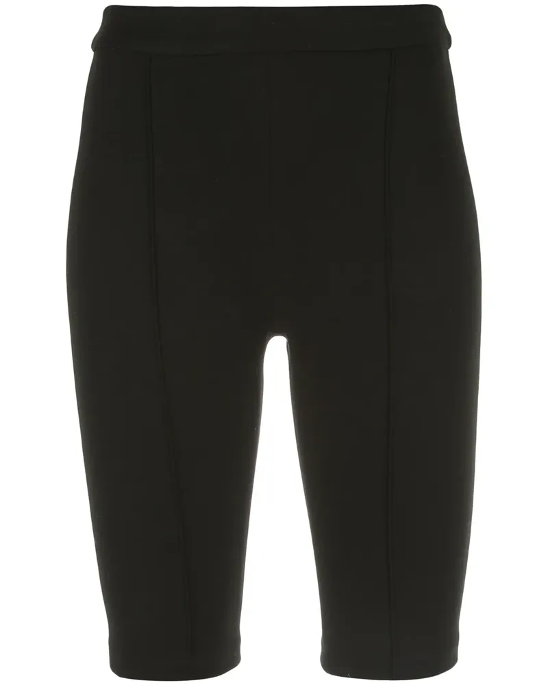 Rosetta Getty Knielange Shorts - Schwarz Schwarz
