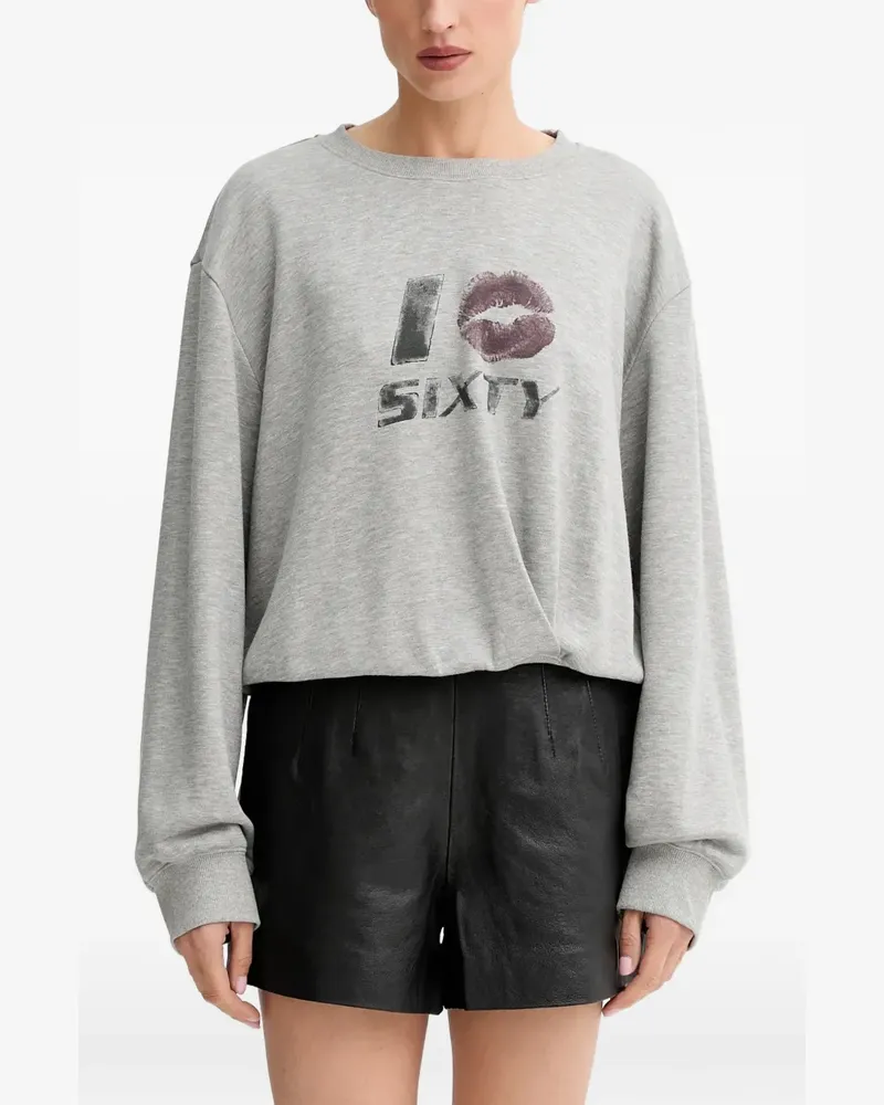 Miss Sixty graphic print sweatshirt - Grau Grau