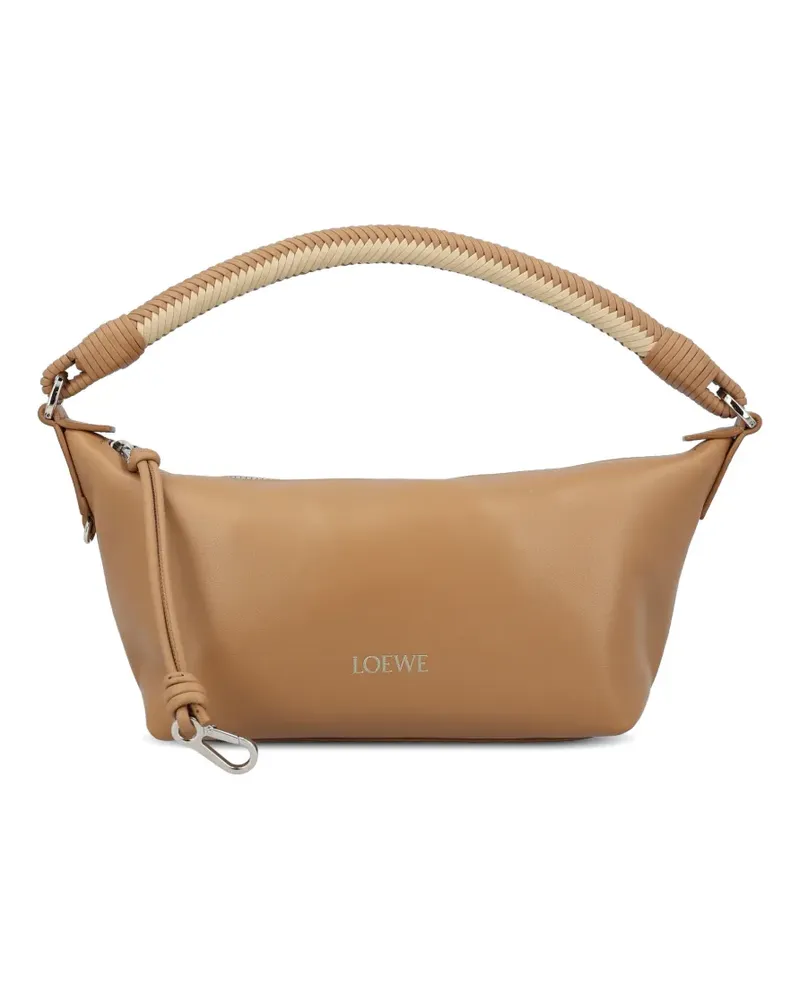 Loewe mini Cala braided-handle shoulder bag - Nude Nude