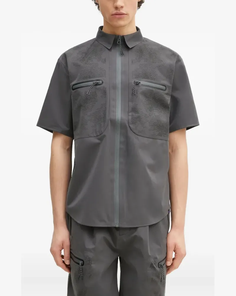 Alpha Industries Perforiertes Hemd - Grau Grau