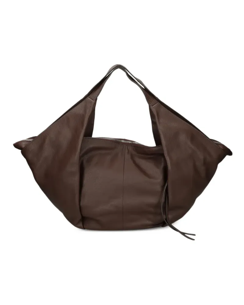 Vic Matié Handtasche aus gekörntem Leder - Braun Braun