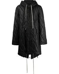 DRKSHDW by Rick Owens Kapuzenparka mit Schwalbenschwanz Schwarz