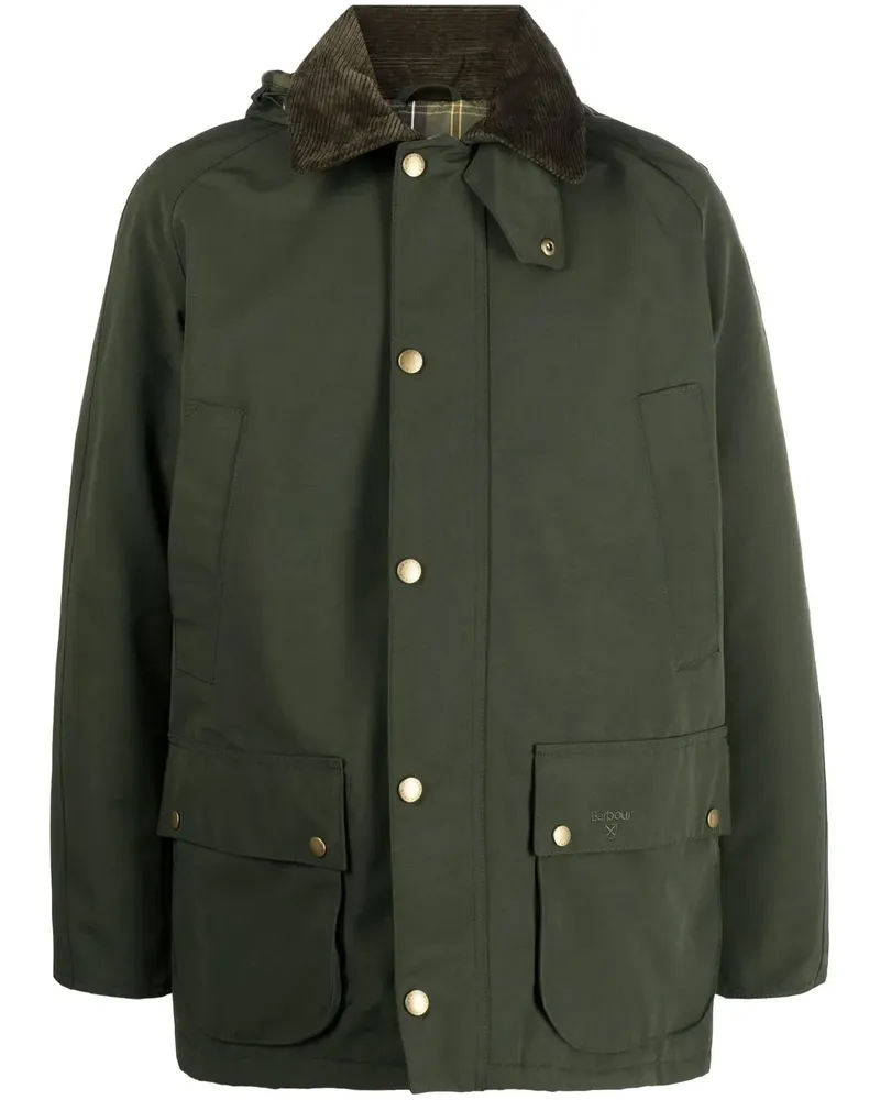 Barbour Wasserdichte Ashby Kapuzenjacke - Grün Grün