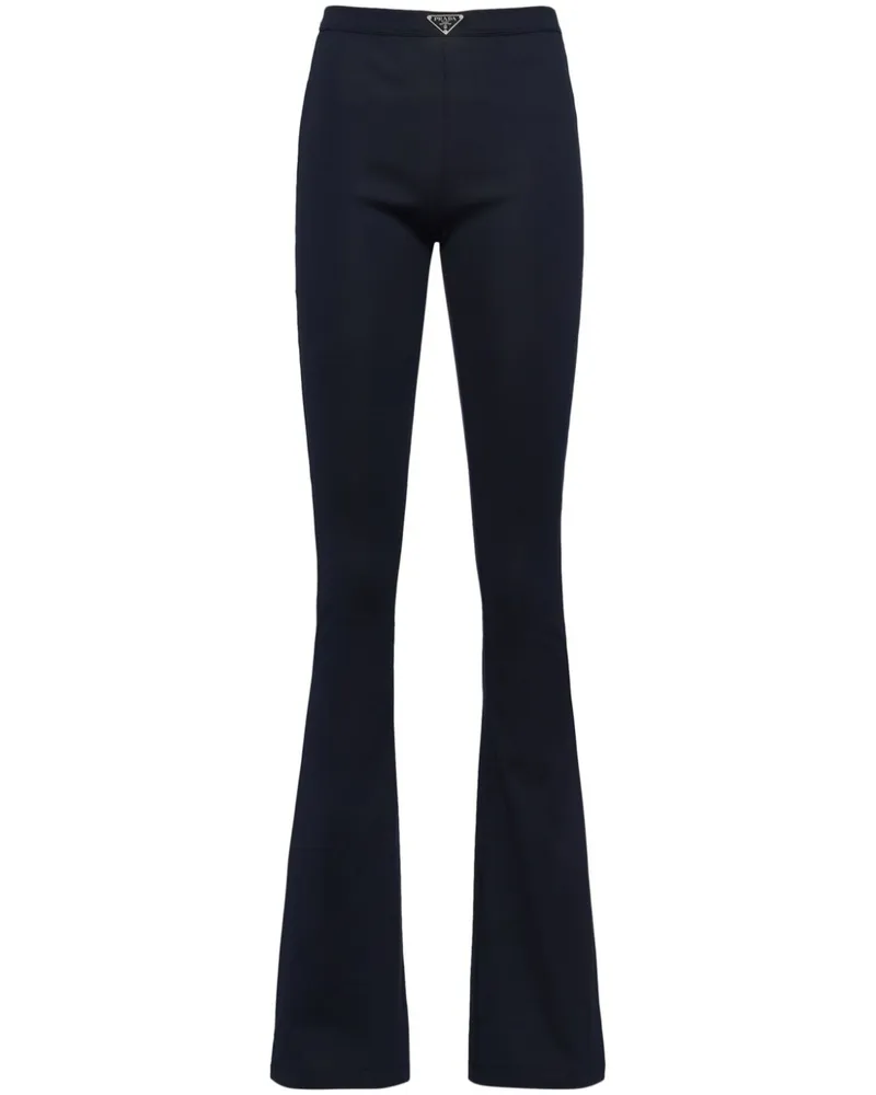 Prada Gerippte Hose - Blau Blau