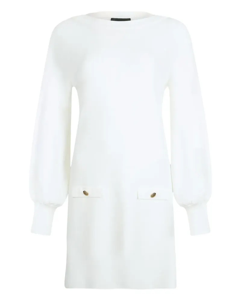 Liu Jo Minikleid mit Puffärmeln - Weiß Weiß