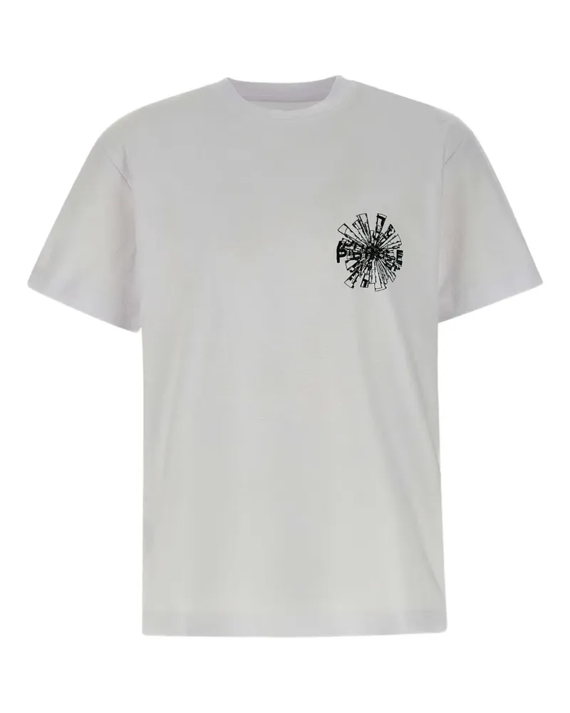 PURPLE BRAND T-Shirt mit grafischem Print - Weiß Weiß
