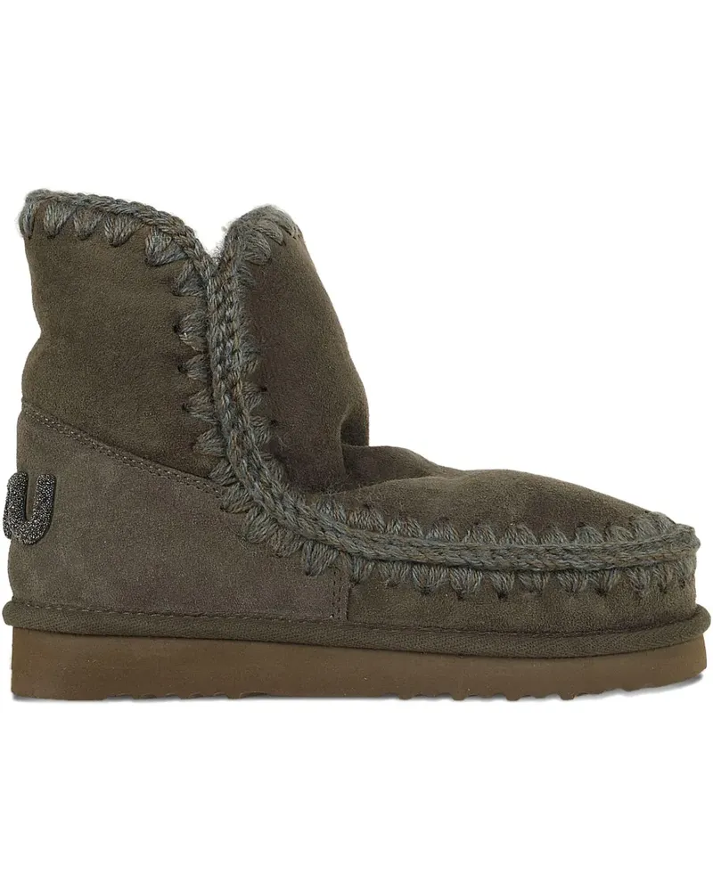 Mou Eskimo 18 Stiefel mit Glitter-Logo - Grün Grün