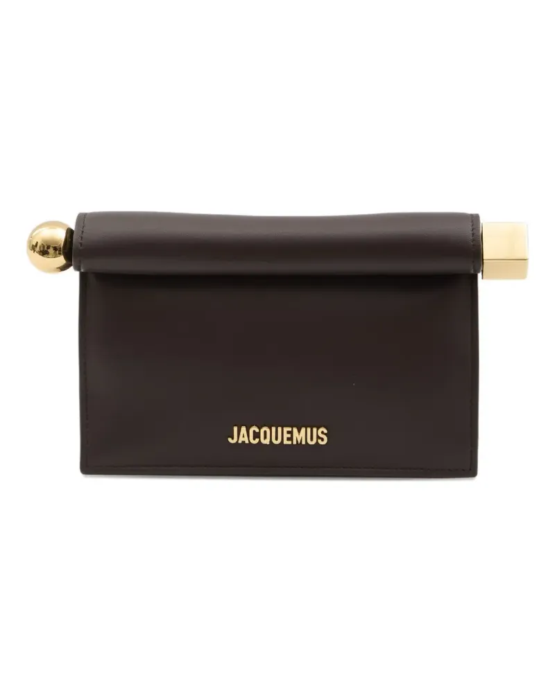 Jacquemus Kleine Rond Carré Clutch - Braun Braun