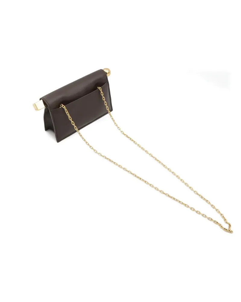 Jacquemus Kleine Rond Carré Clutch - Braun Braun
