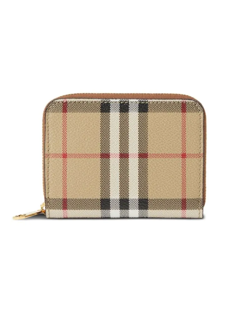 Burberry Portemonnaie mit Vintage-Check - Nude Nude