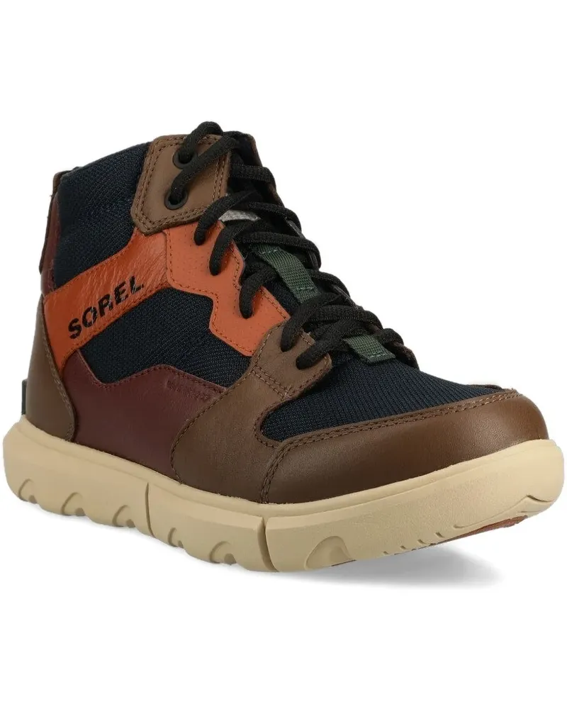Sorel High-Top-Sneakers mit Kontrasteinsätzen - Braun Braun