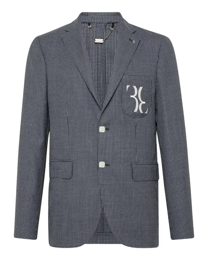 Billionaire Double B Sakko mit Monogramm - Blau Blau