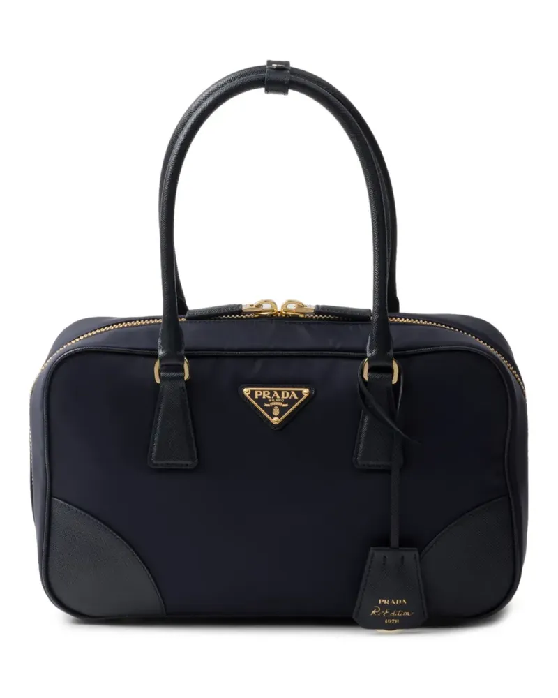 Prada Mittelgroße Re-Edition 1978 Handtasche - Blau Blau