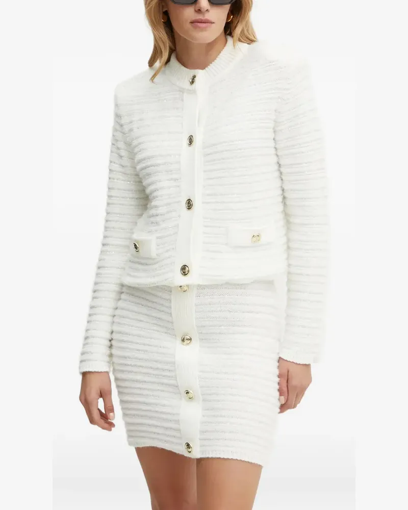 Simona Corsellini buttoned pocket cardigan - Weiß Weiß