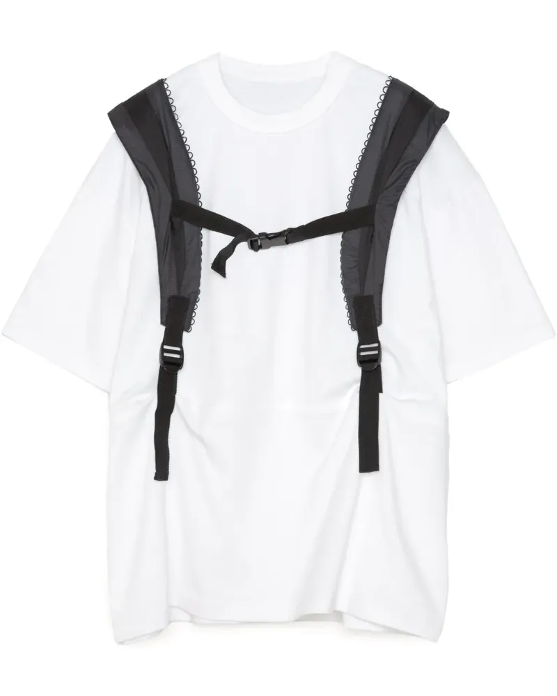 Yoshio Kubo Bag Pack T-Shirt - Weiß Weiß