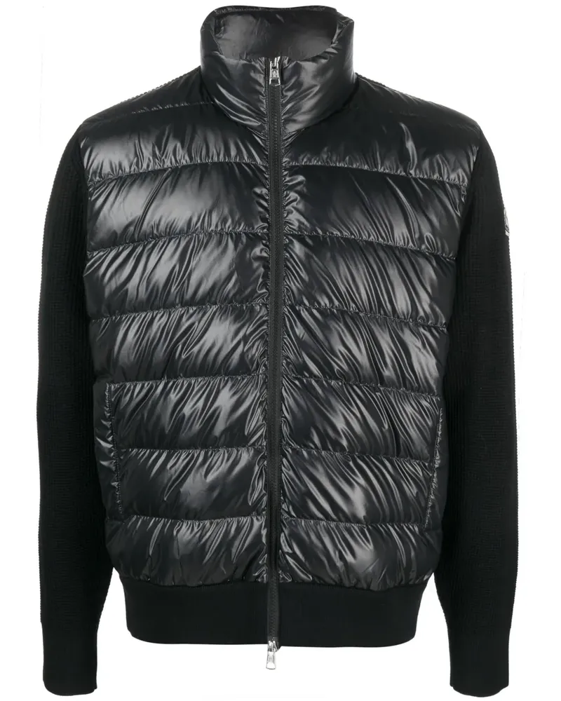Moncler Gefütterte Jacke mit Logo-Patch - 999 999