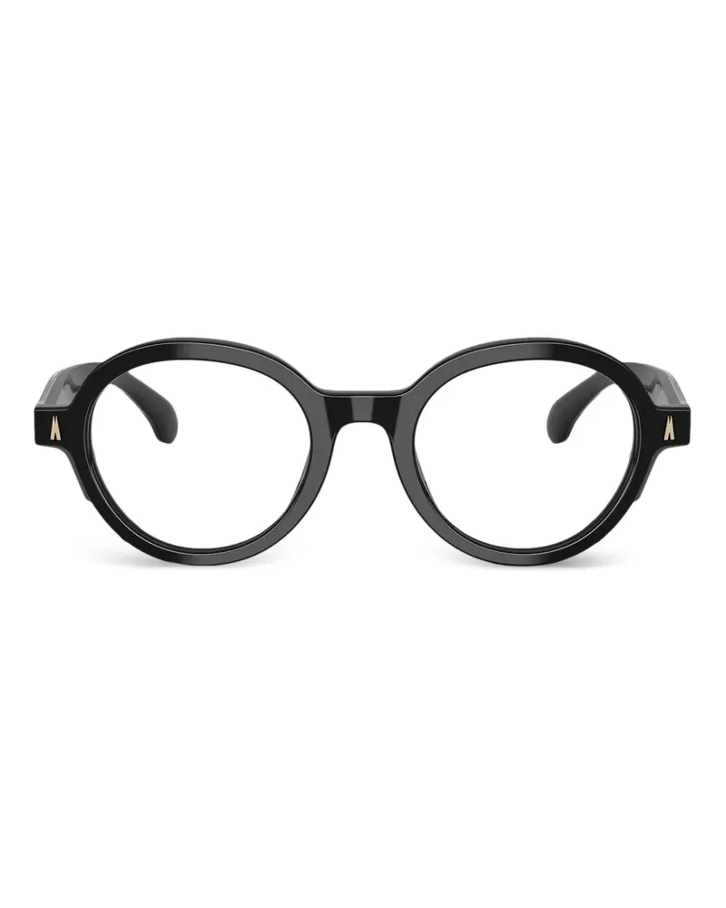 Moncler Brille mit rundem Gestell - Schwarz Schwarz