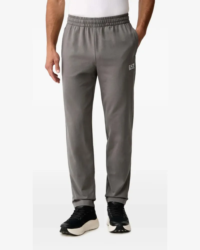 EA7 Jogginganzug mit Logo-Print - Grau Grau