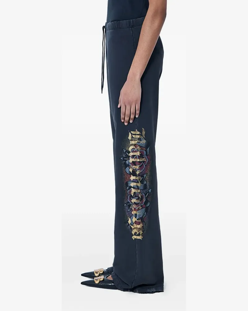 Balenciaga Ausgestellte Tacky Jogginghose mit Logo - Blau Blau