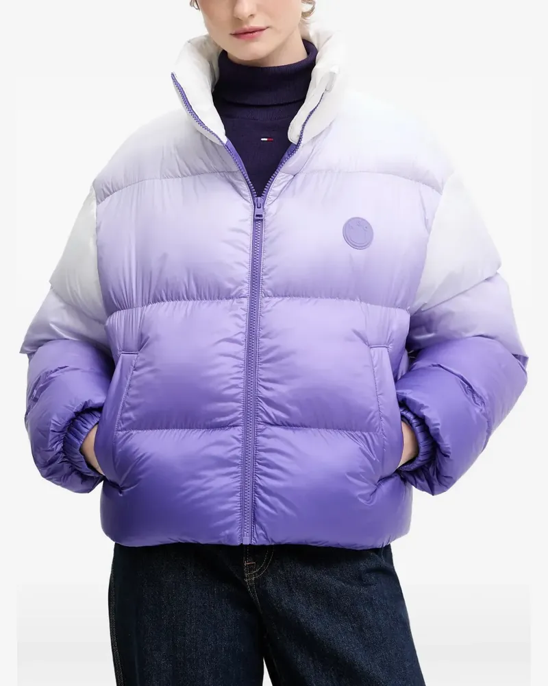 HUGO BOSS Flamini logo-patch jacket - Violett Violett