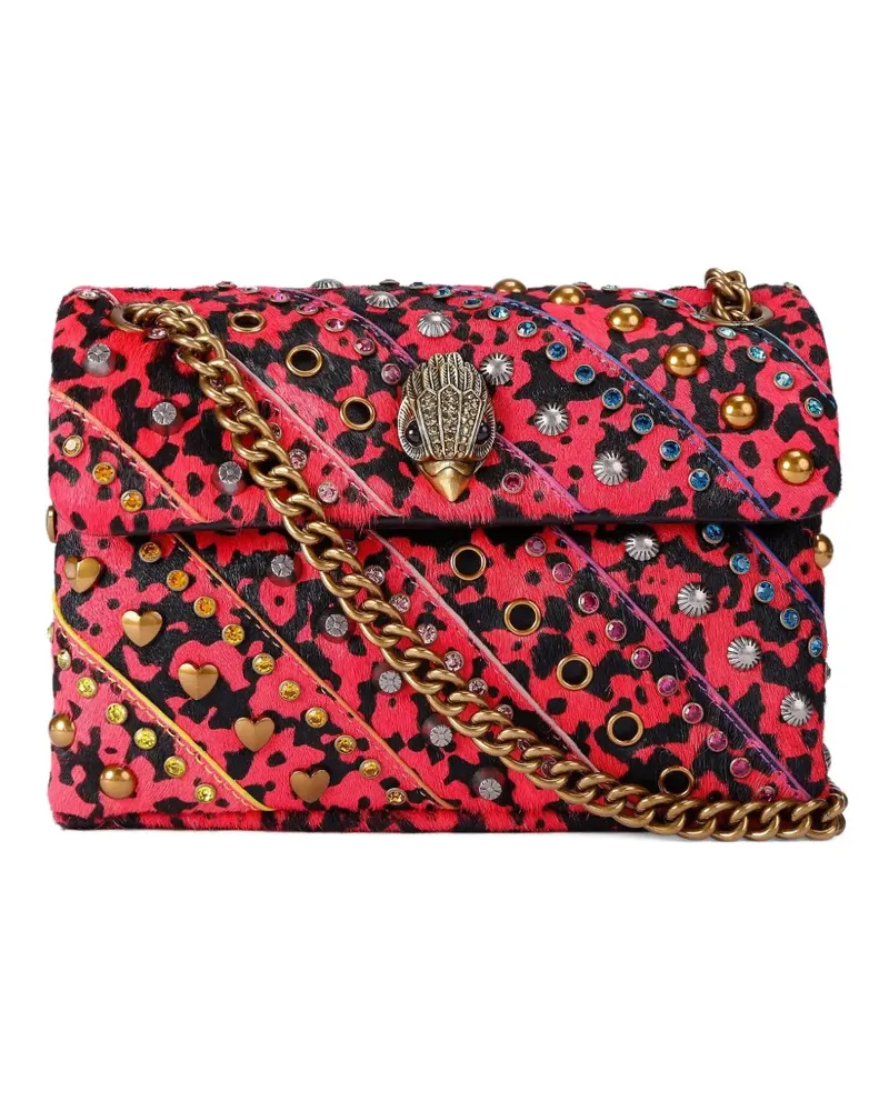 Kurt Geiger Mini Kensington Umhängetasche mit Kristallen - Rosa Rosa