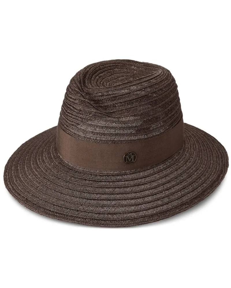 Maison Michel Virginie Fedora - Braun Braun