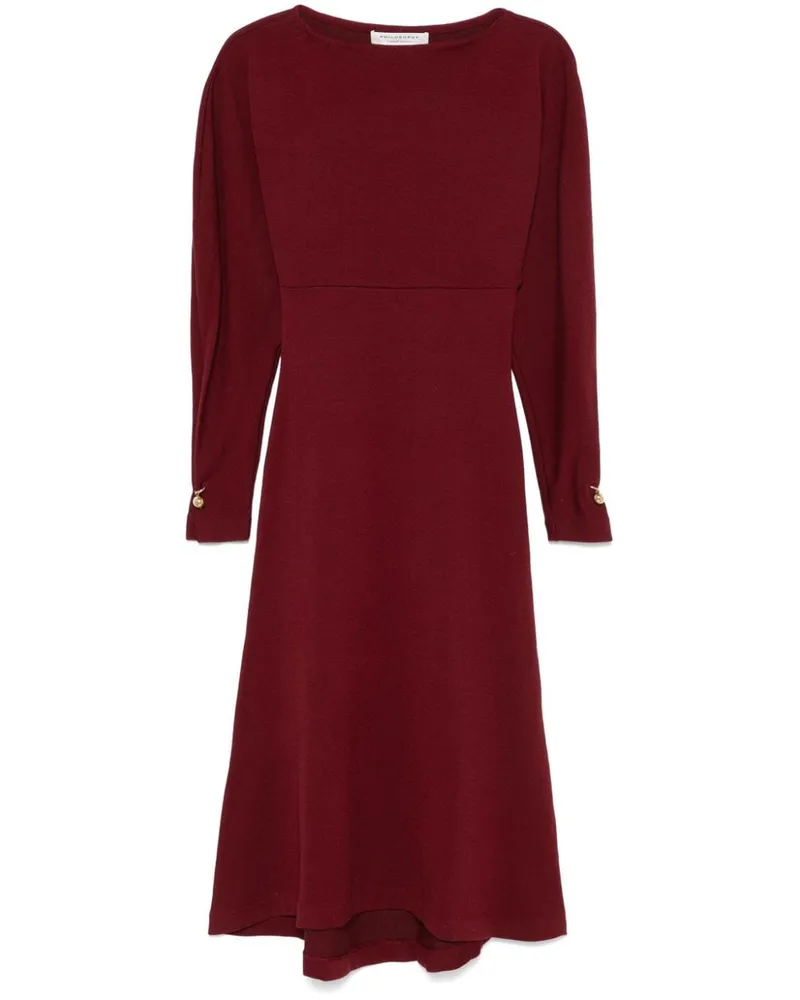 Philosophy Di Lorenzo Serafini Fein gestricktes Midikleid - Rot Rot