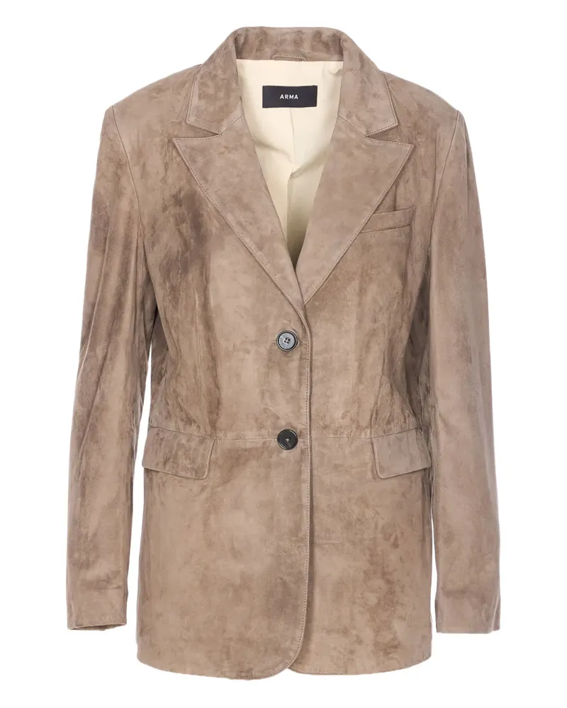 Arma Blazer mit Knopfverschluss - Braun Braun