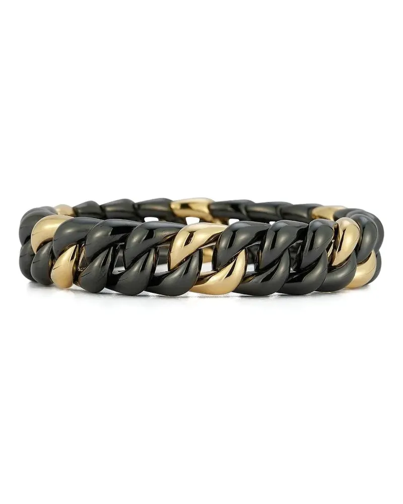 Roberto Demeglio Groumette Armband - Schwarz Schwarz