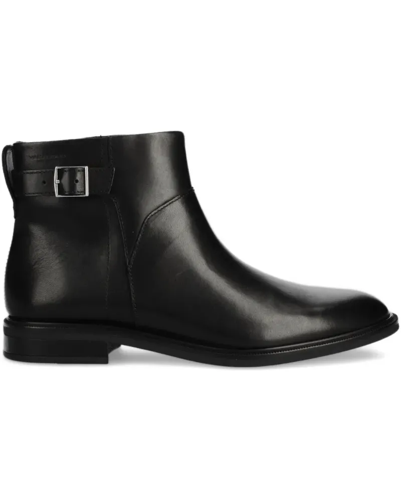 Vagabond Stiefel mit Schnallenriemen - Schwarz Schwarz