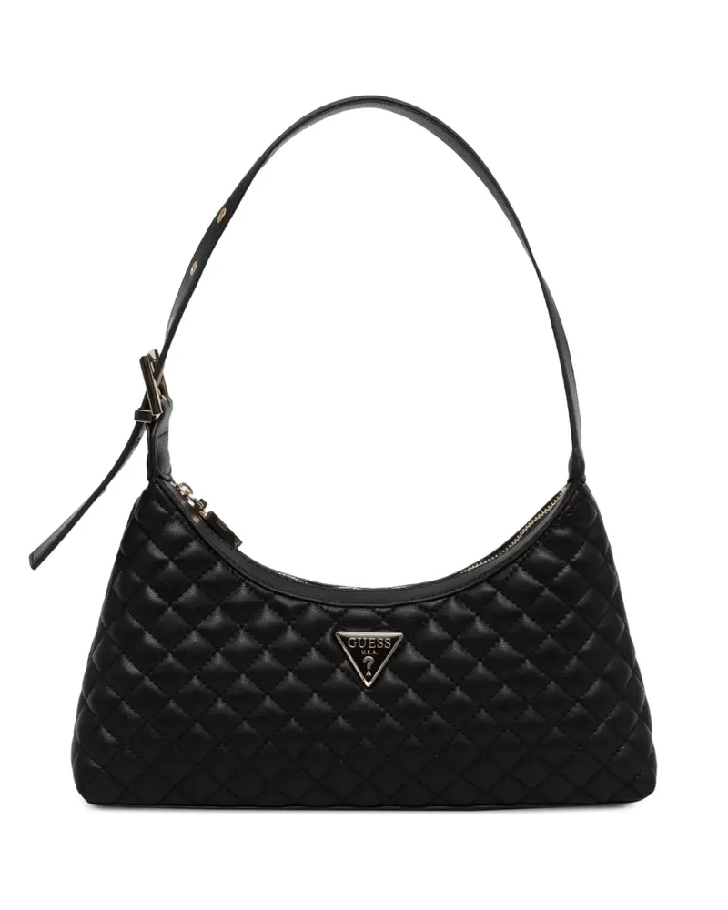 Guess Gesteppte Schultertasche - Schwarz Schwarz