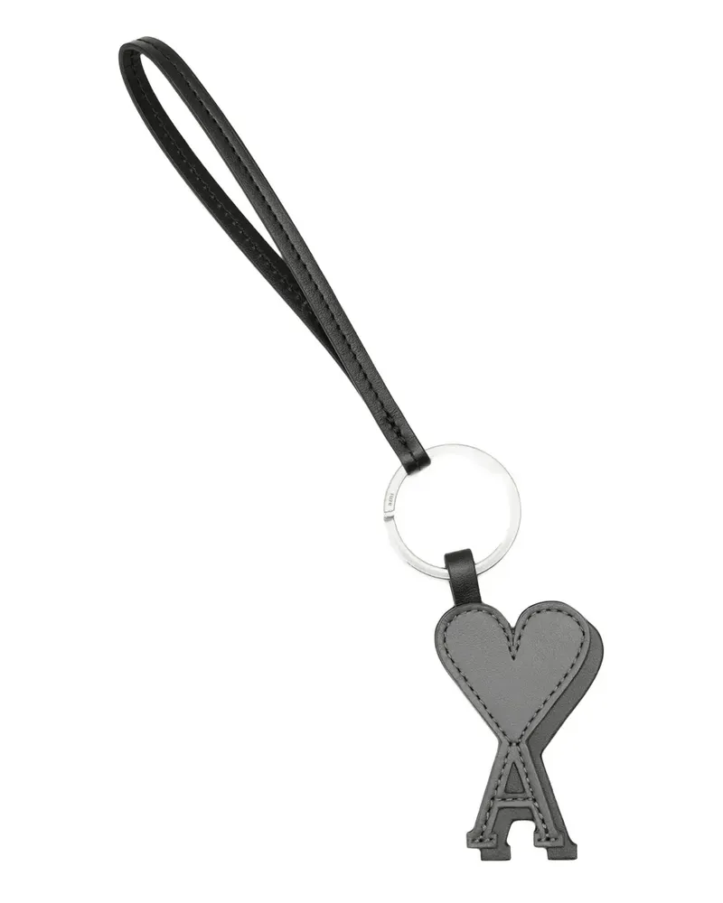 AMI Paris Ami de Coeur Schlüsselanhänger - Grau Grau