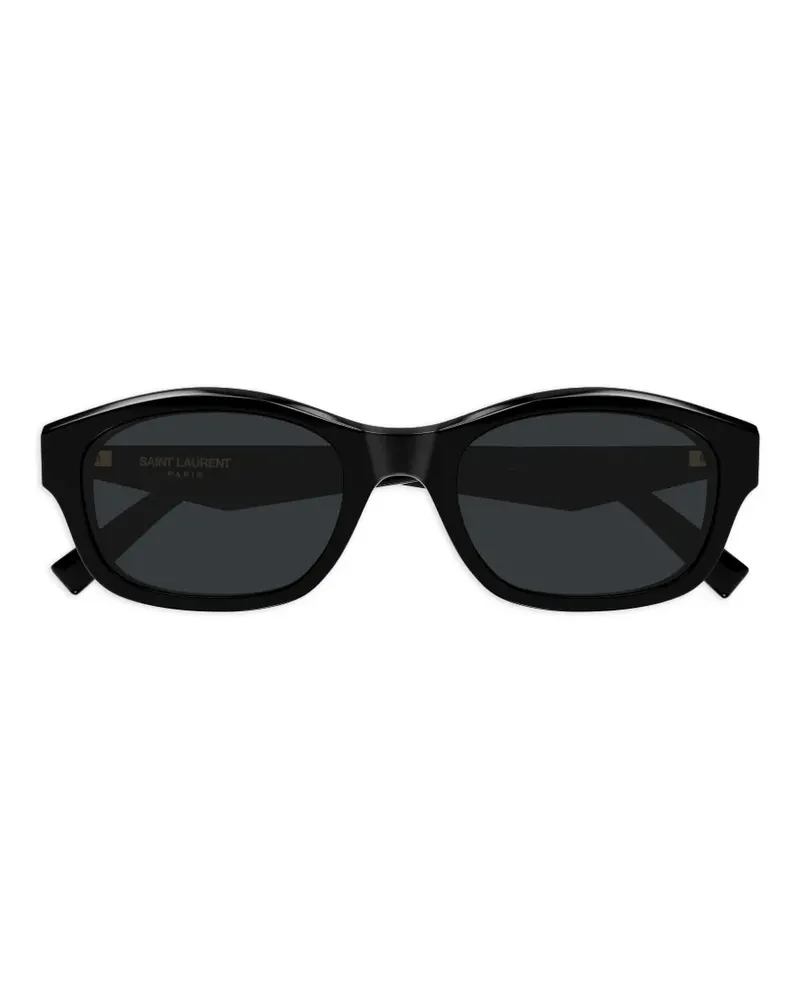 Saint Laurent Sonnenbrille mit runden Gläsern - Schwarz Schwarz