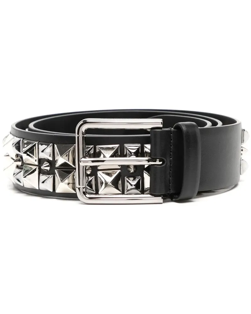Dolce & Gabbana Gürtel mit Nieten - Schwarz Schwarz