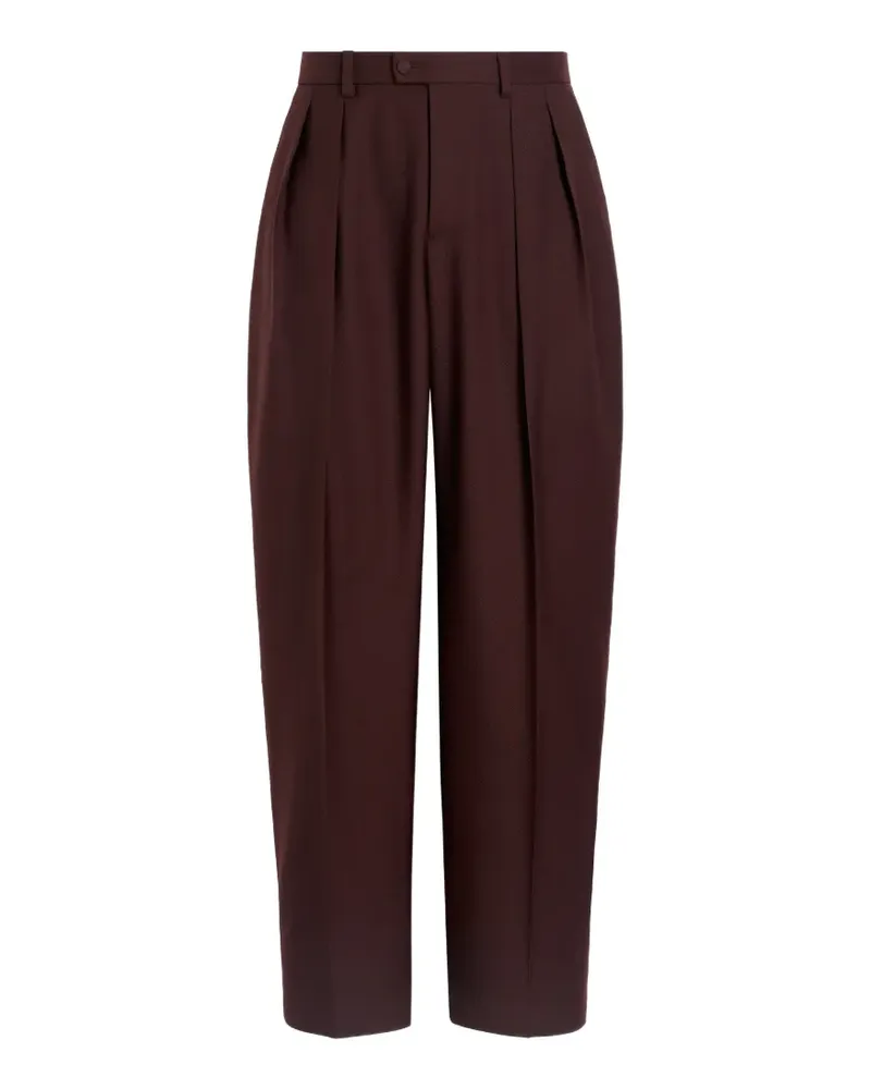 Dolce & Gabbana Hose aus Wollgabardine - Braun Braun