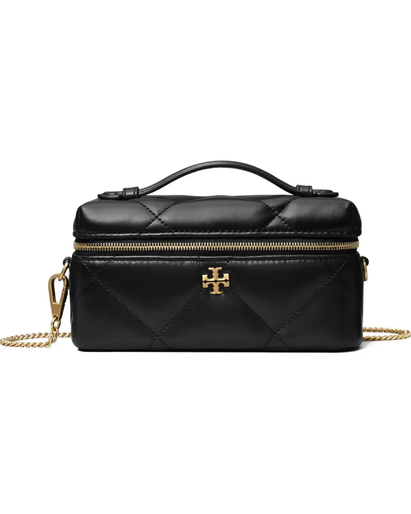 Tory Burch Kira Mini-Tasche mit Rautensteppung - Schwarz Schwarz