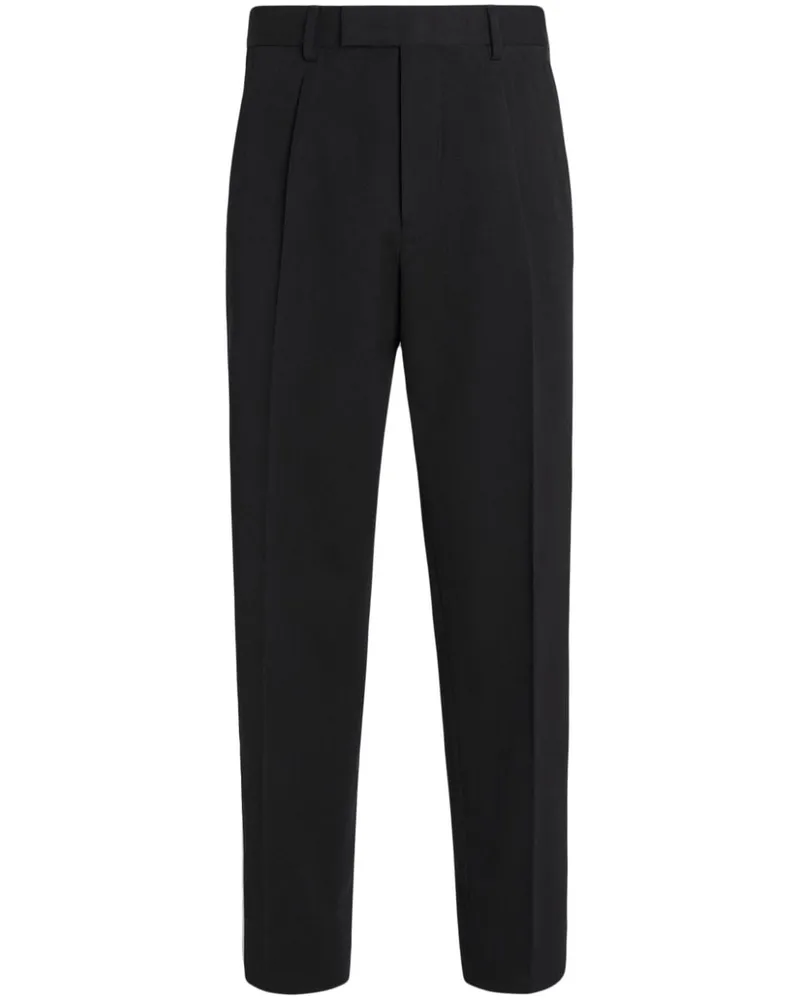 Ermenegildo Zegna Halbhohe Hose - Schwarz Schwarz