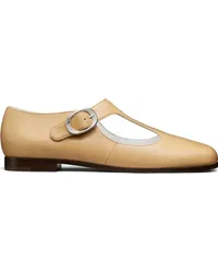 Tory Burch Violet Loafer mit T-Riemen Nude