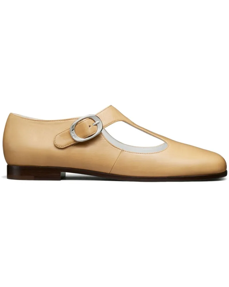 Tory Burch Violet T Strap Loafer - Nude Nude