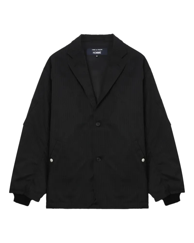 Comme des Garçons Jacke mit Nadelstreifen - Schwarz Schwarz