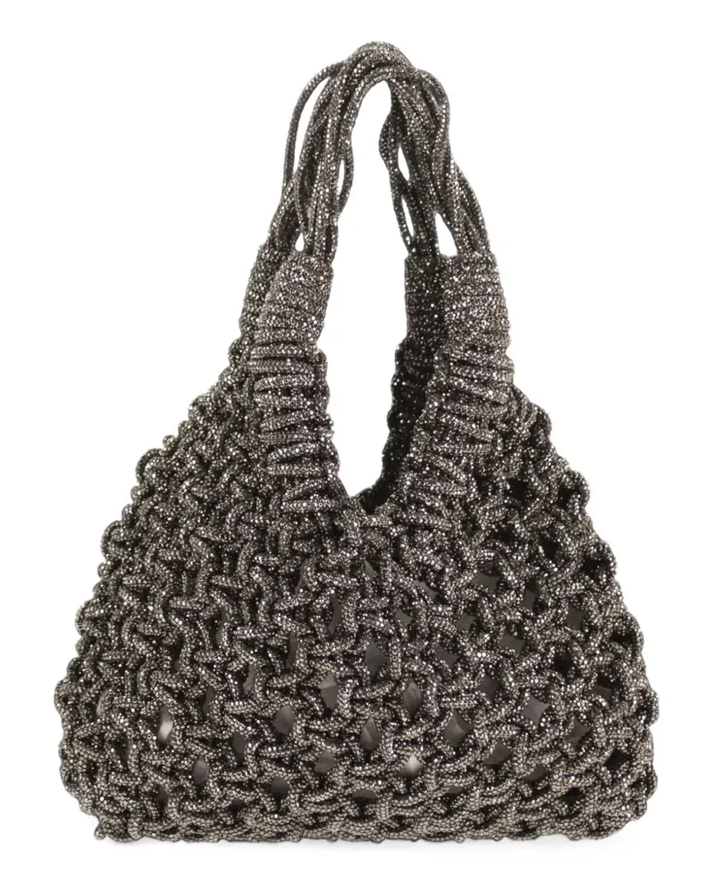HIBOURAMA Vannifique crystal-embellished tote bag - Grau Grau